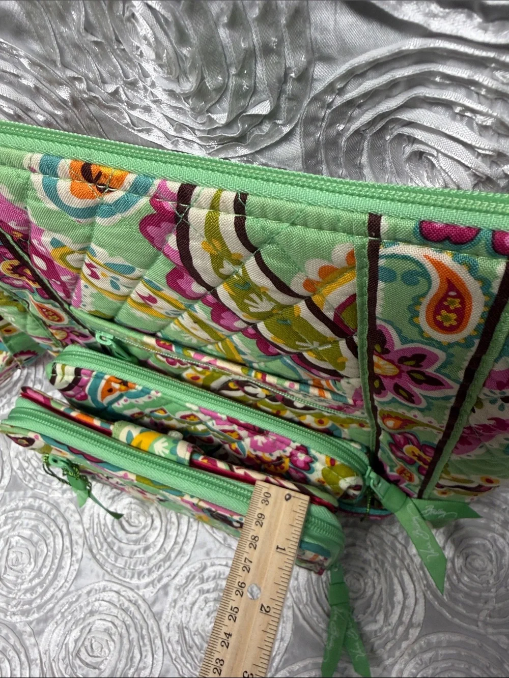 Vera Bradley Tutti-Frutti Hipster Bag, Turn Lock Wallet, & Pouch Combo